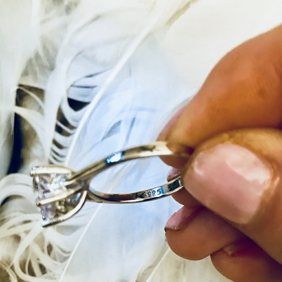 💎HP!!! 4CT! ROUND DIAMOND SOLITAIRE RING💎SZ 5,6 - Picture 5 of 6